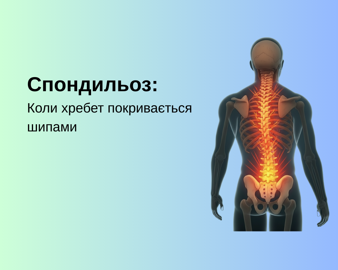 Спондильоз: Коли хребет покривається шипами