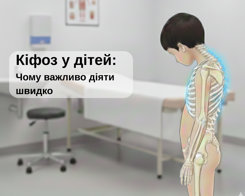 Кіфоз у дітей: Чому важливо діяти швидко