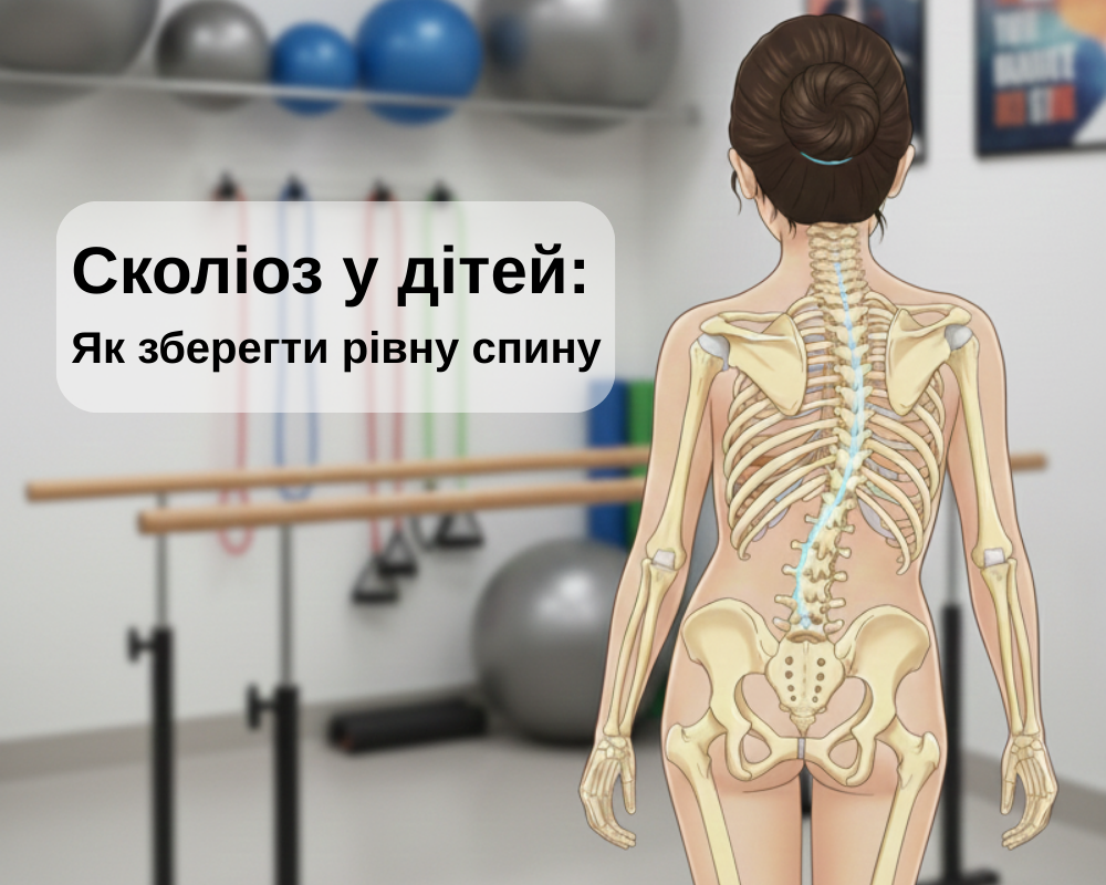 Сколіоз у дітей: Як зберегти рівну спину