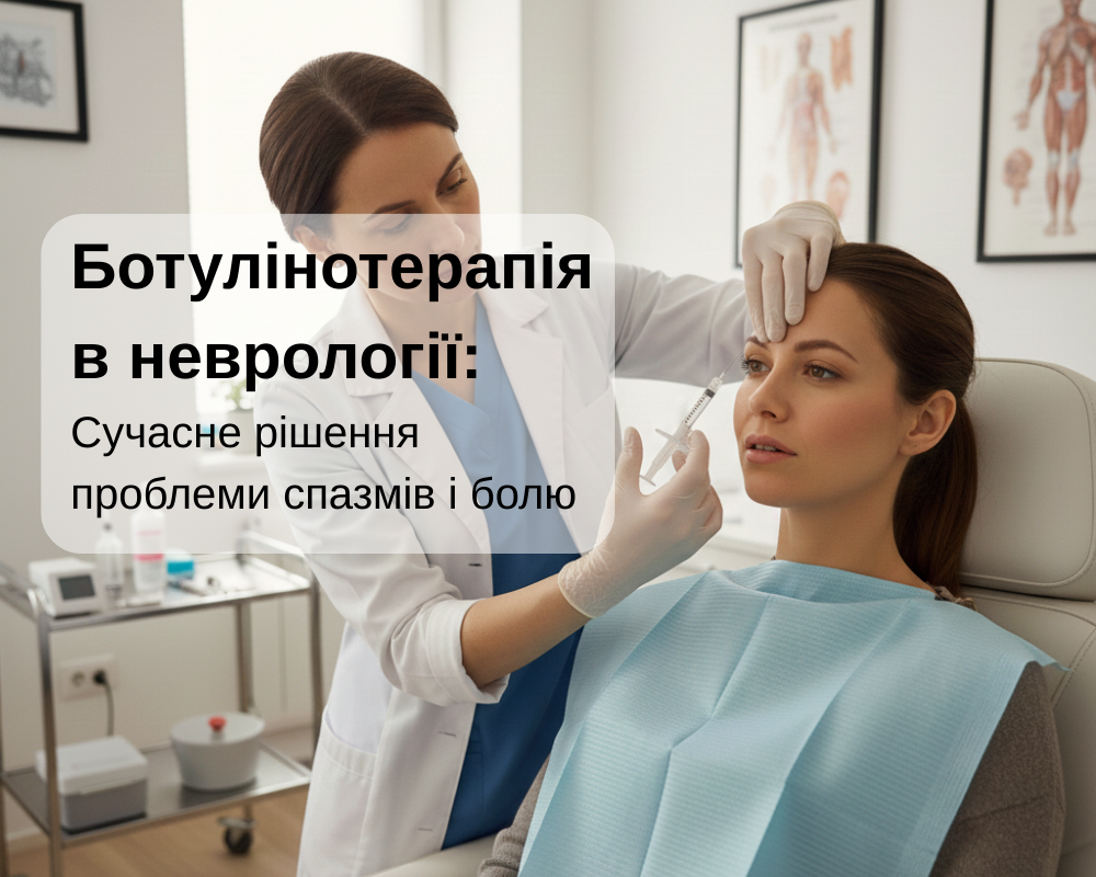 Ботулінотерапія в неврології: Сучасне рішення проблеми спазмів і болю