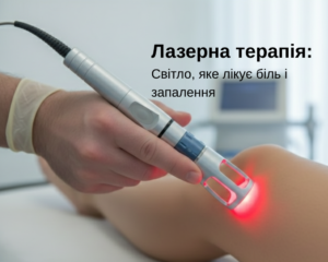Лазерна терапія: Світло, яке лікує біль і запалення